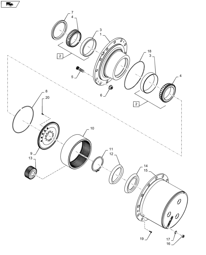 New Holland T6090 T6070 Wspornik 84145992