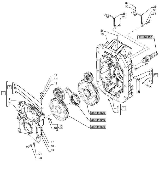 New Holland T6070 Wom 51530586