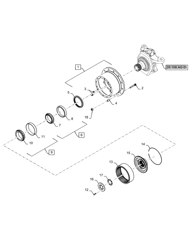 New Holland T6090 T6070 Uszczelka 87390178
