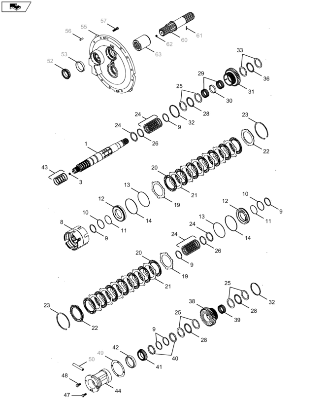 New Holland T6090 T6070 Element nośny 86987595
