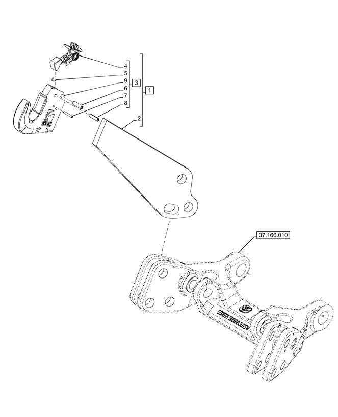 New Holland T6090 T6070 Hak 48062328