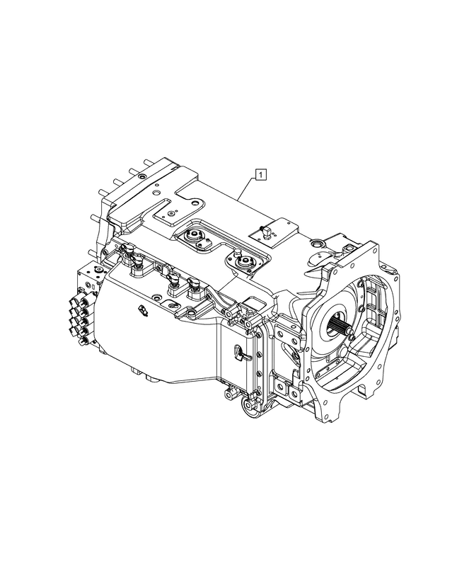 New Holland T6070 Przekładnia 48152538