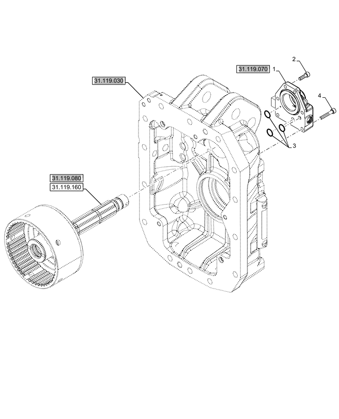 New Holland T6070 Kolektor 84296184