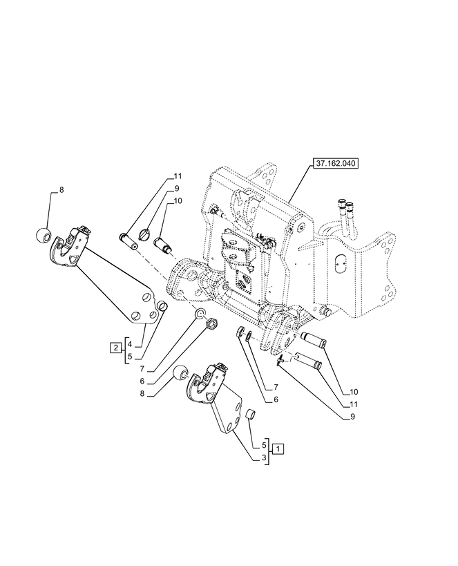 New Holland T6090 Ramię podnośnika 87399998