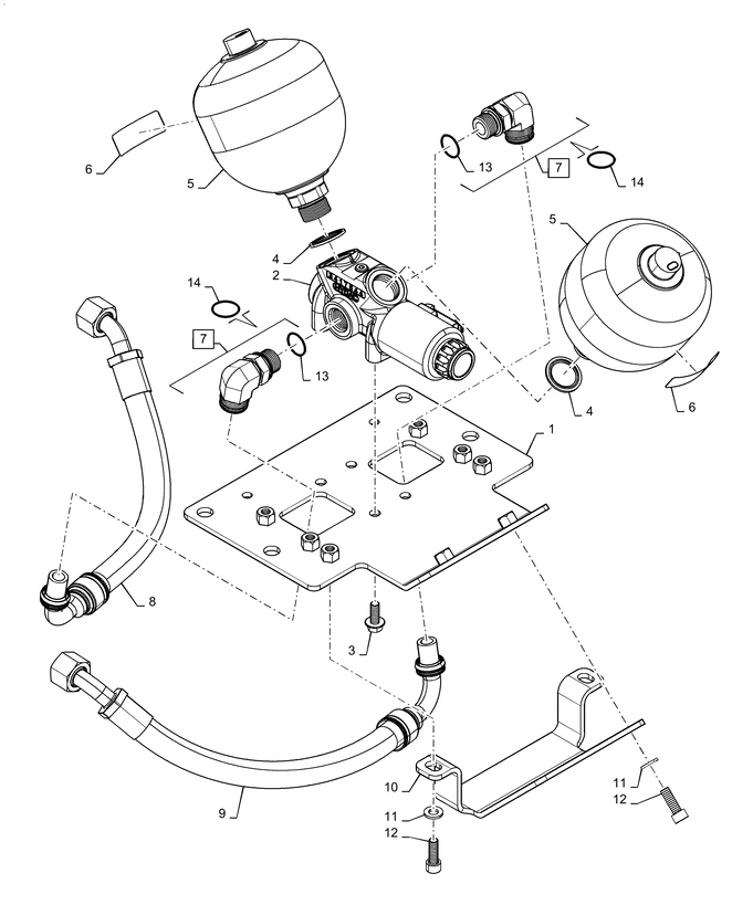 New Holland T6090 T6070 Wąź 84286074