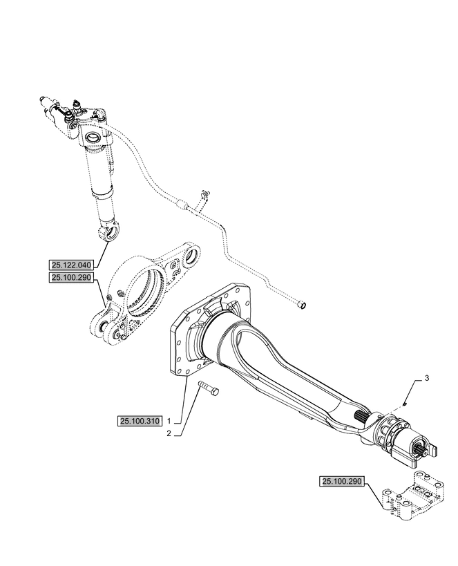 New Holland T6070 Ramię 47769042