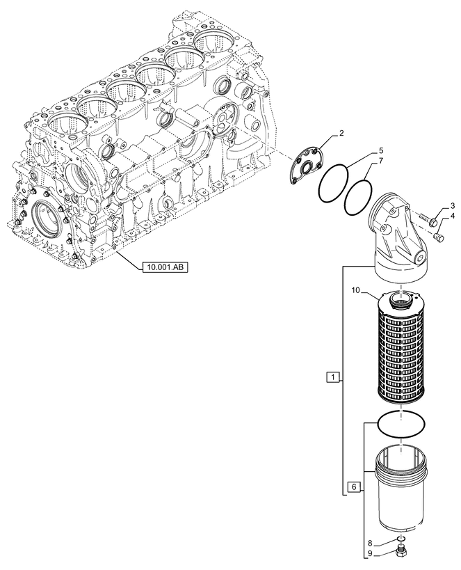 New Holland T6090 T6070 Pokrywa 8097845
