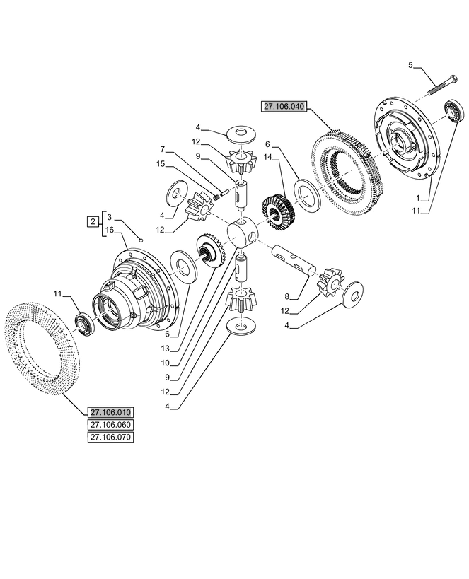 New Holland T6070 Pokrywa 5185921