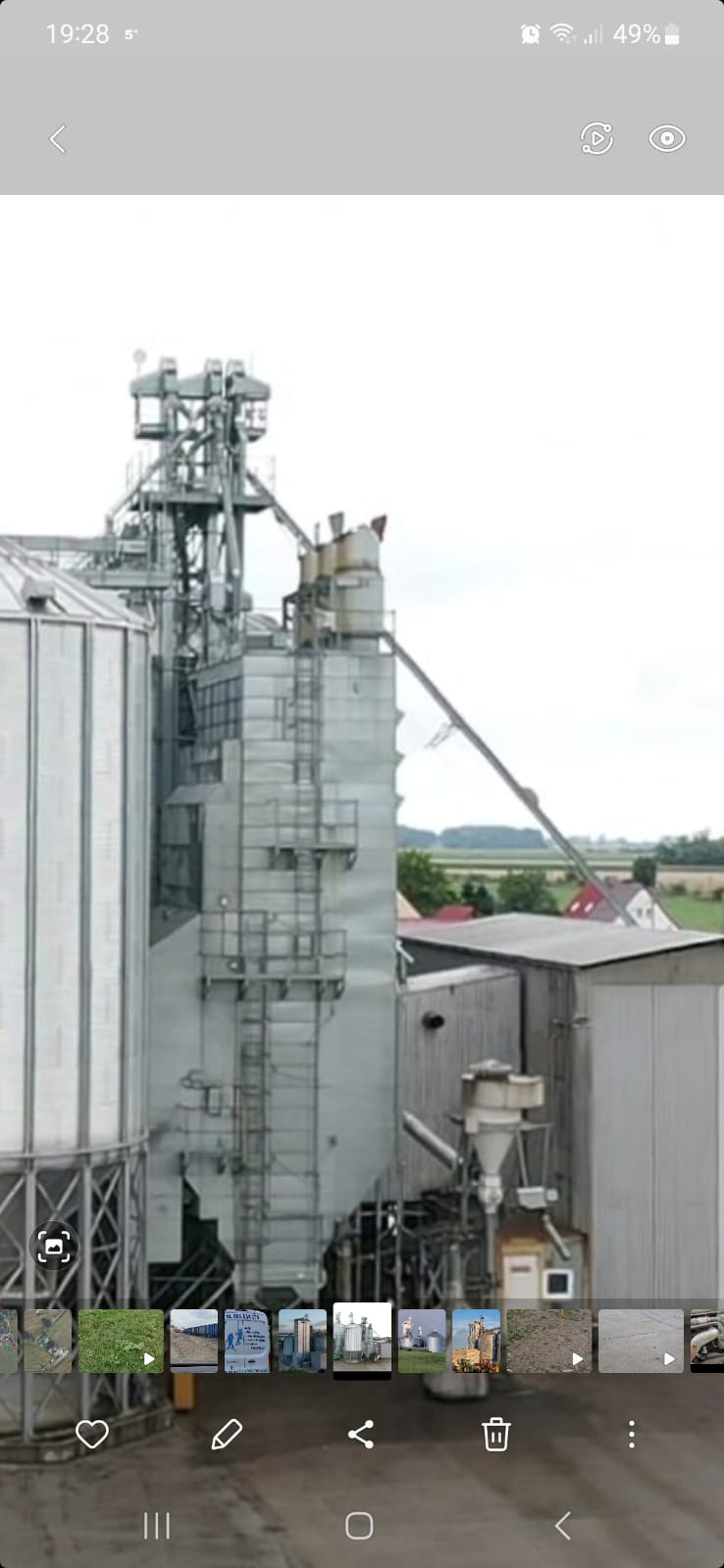 Suszarnia do zboża, rzepaku, kukurydzy 500 ton/ dobę