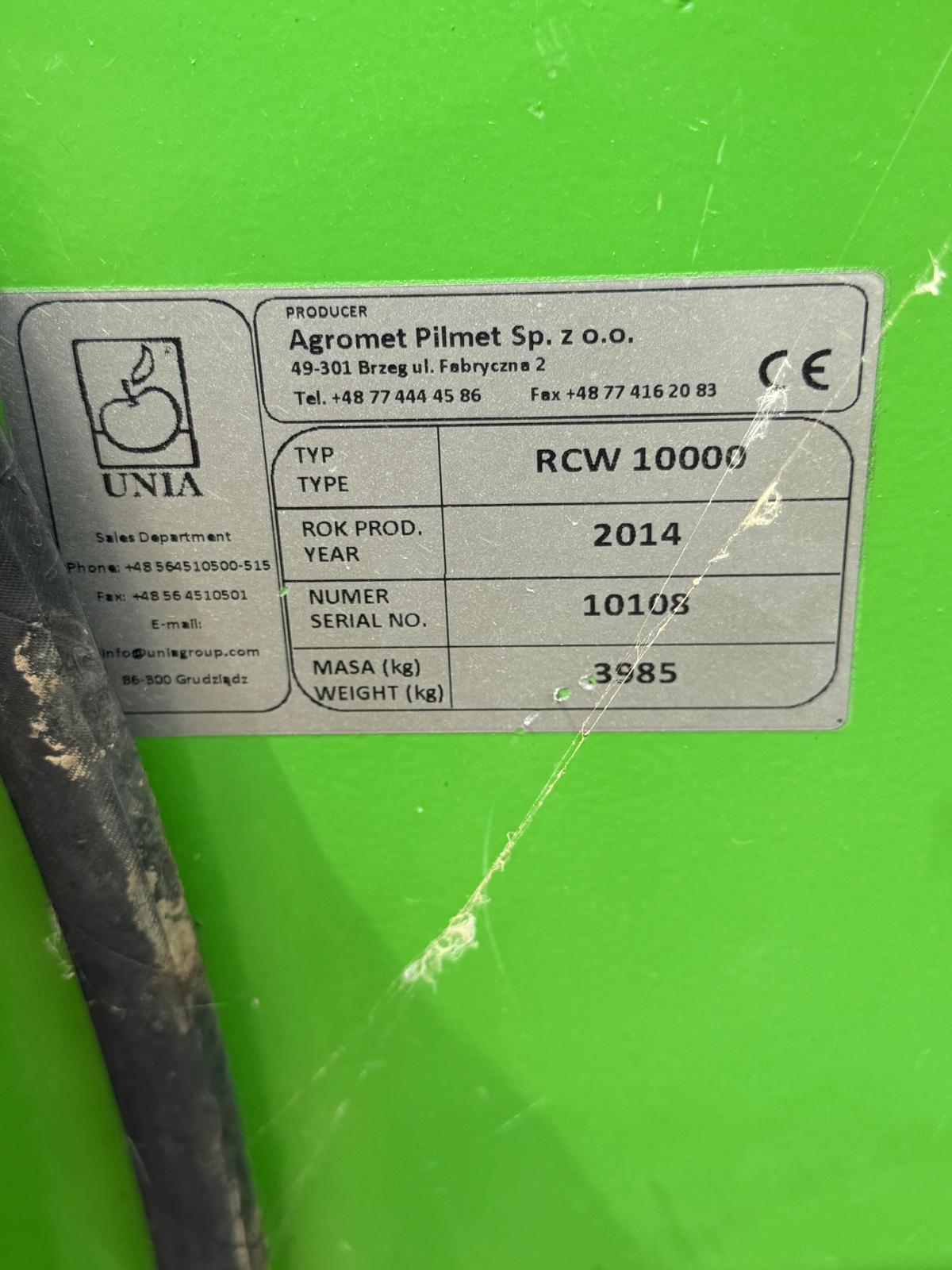 Rozsiewacz wapna Unia RCW 10000