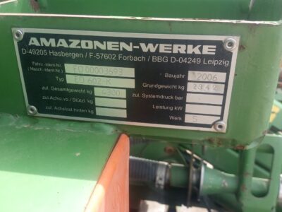 Siewnik do kukurydzy Amazone ED 602 K talerzowy