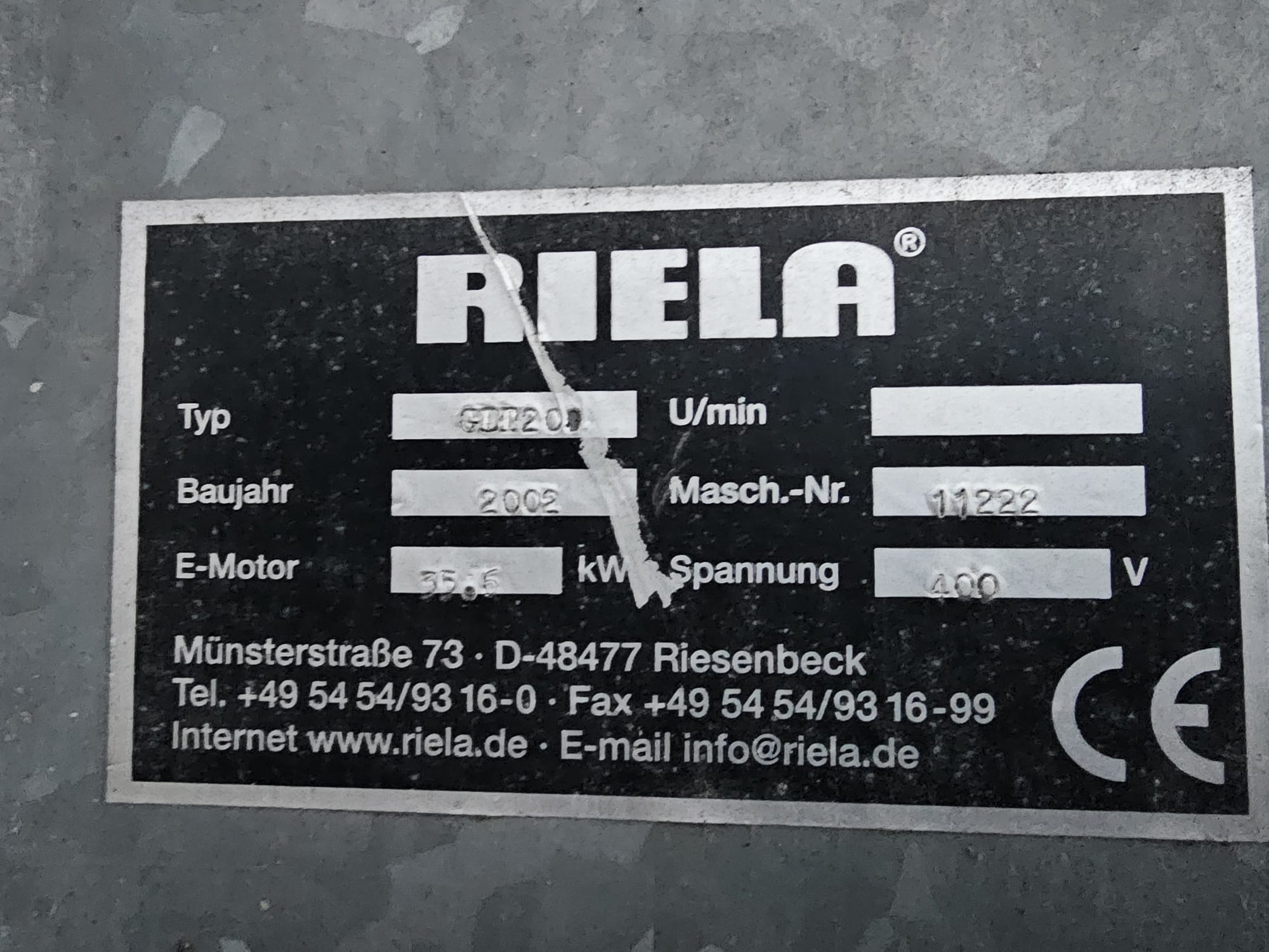 Suszarnia do zboża i kukurydzy Riela GDT 200