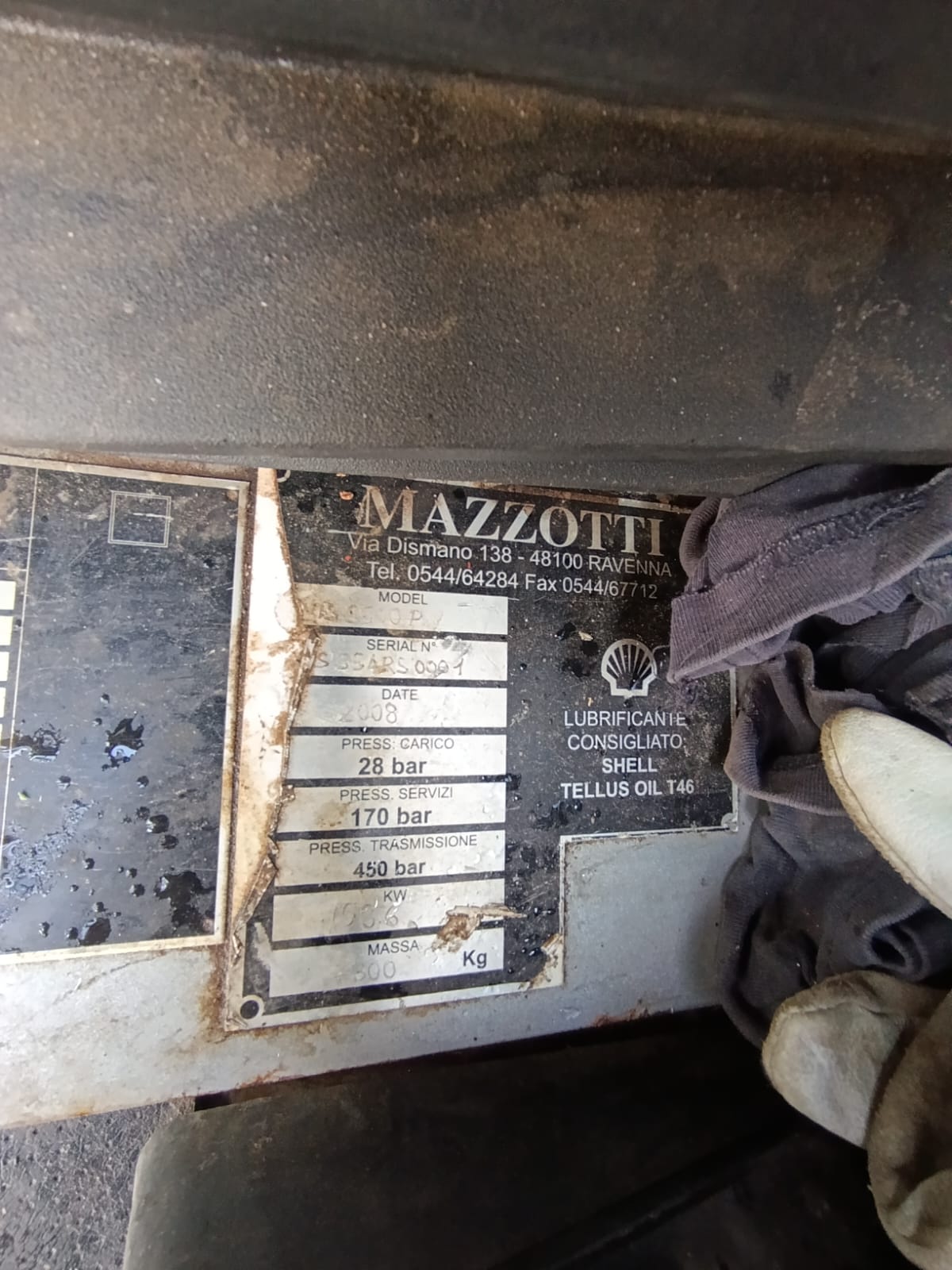 Opryskiwacz samojezdny Mazzotti Ibis 5500l, 24m. 2008r. Nawigacja