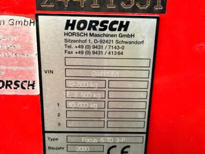 Horsch Fokus 6 TD 3-P
