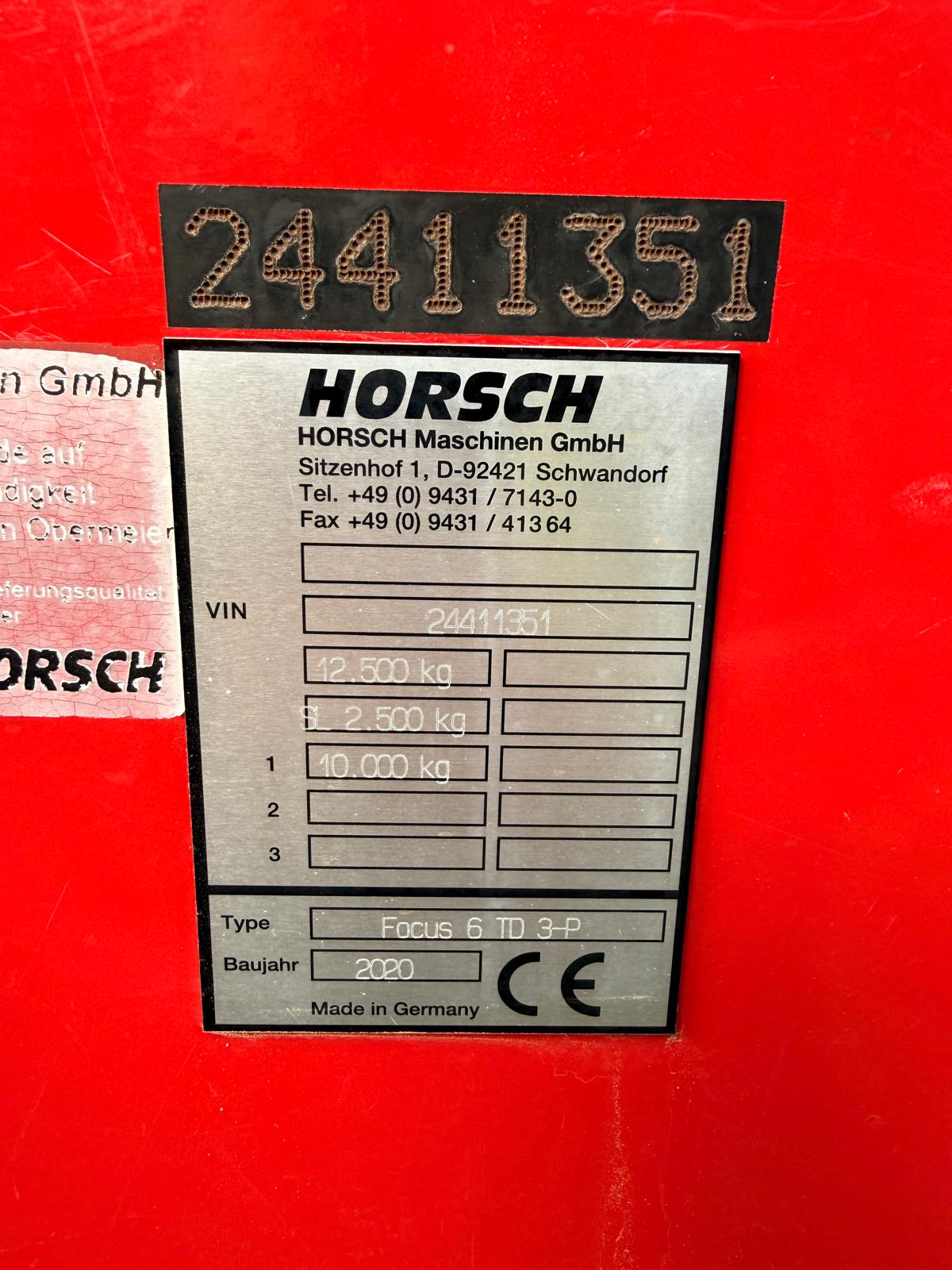 Horsch Fokus 6 TD 3-P