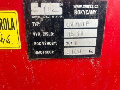 Wały uprawowe SMS CV 700P