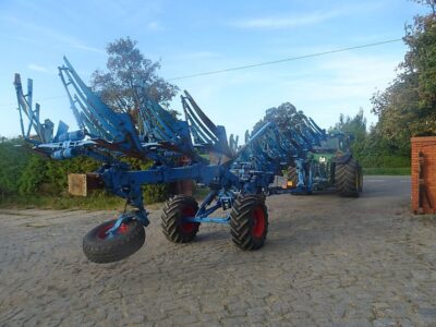 Pług Lemken VARI TITAN . Obrotowy-Azurowy. Pług 9 Lemken skibowy