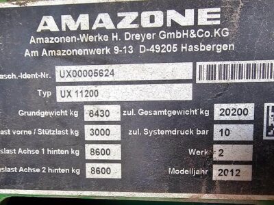 AMAZONE UX11200
