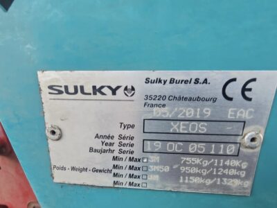 Agregat SULKY XEOS . szerokość robocza 3 m
