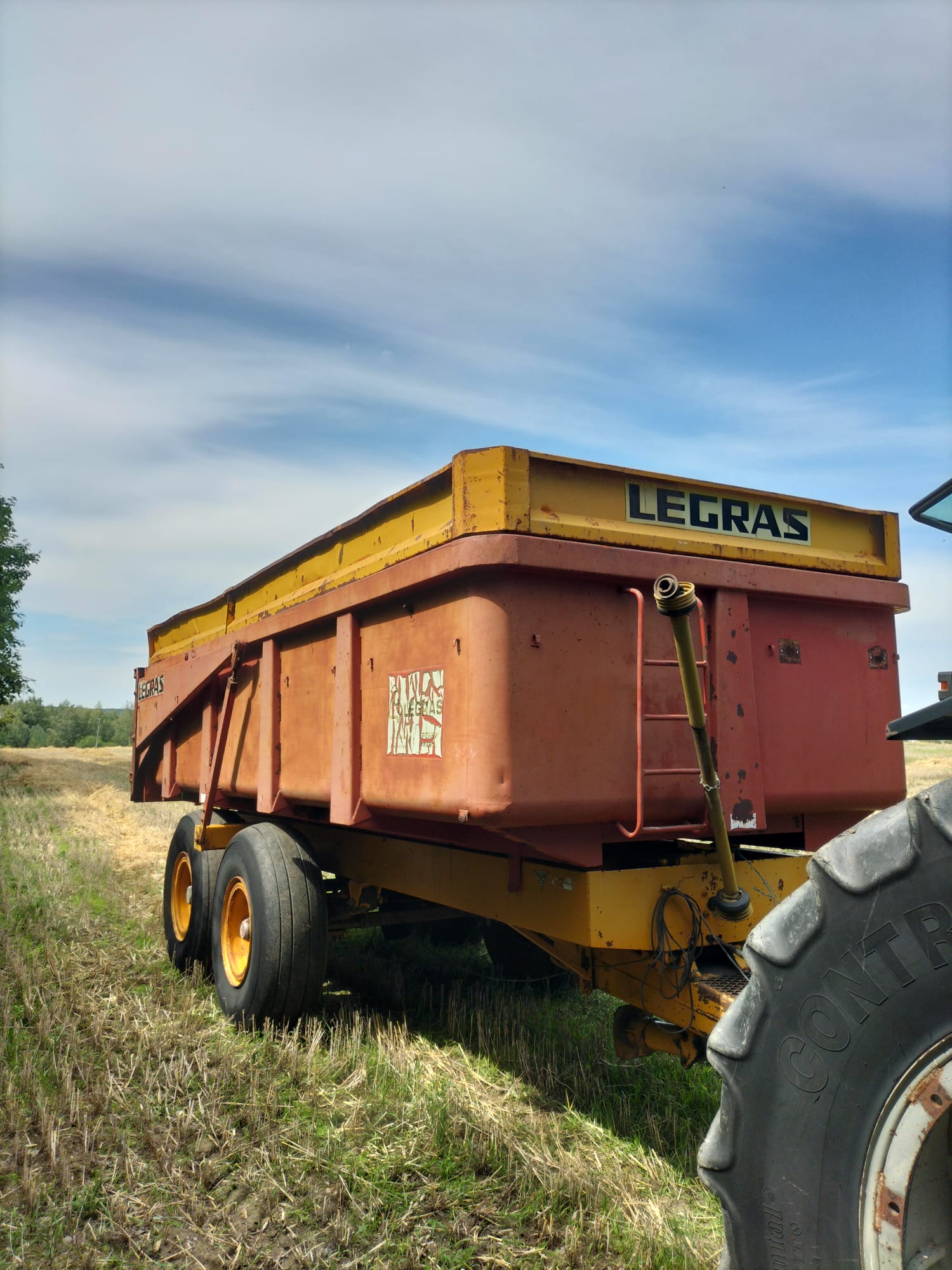 Przyczepa tandem Legras 12 ton