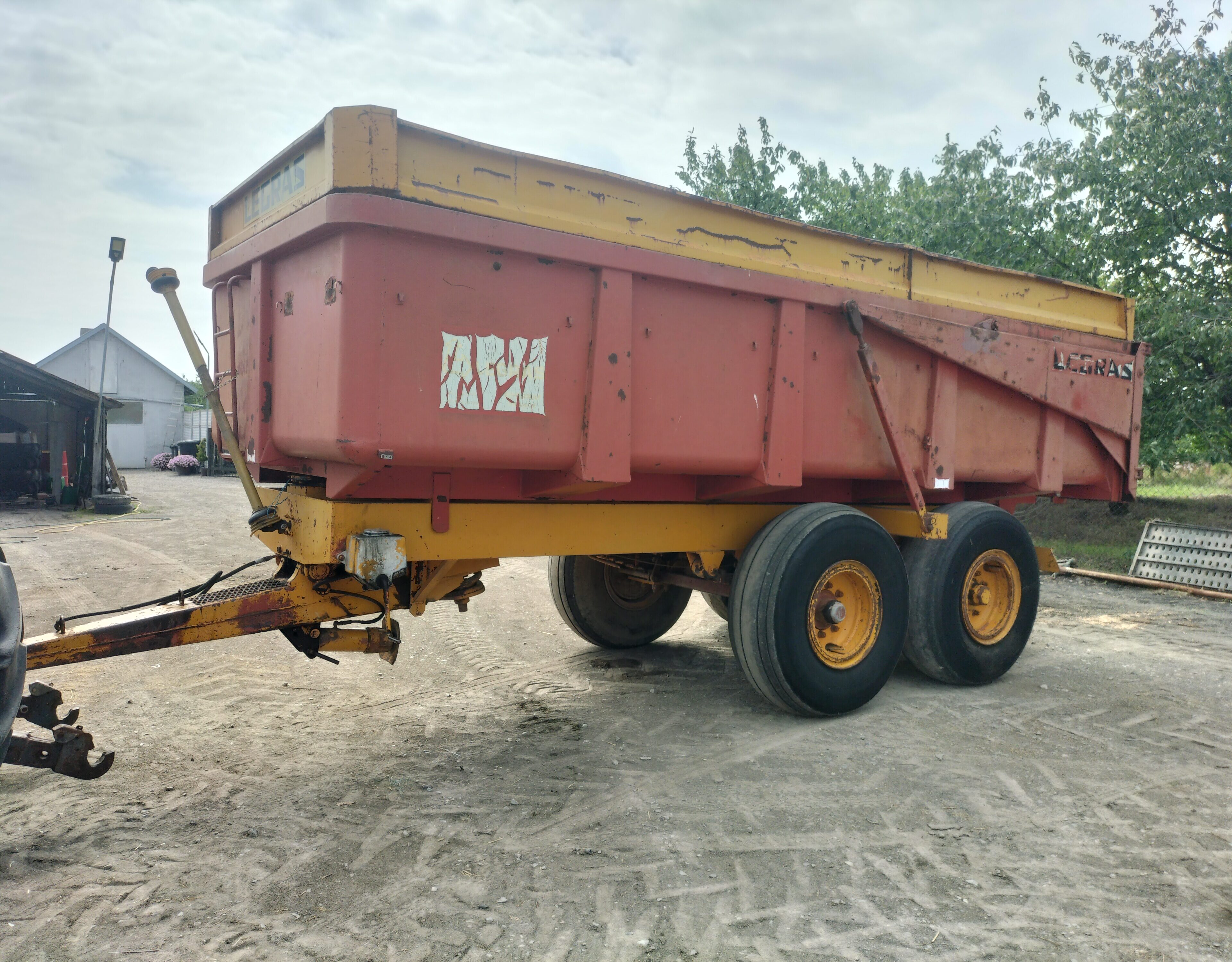 Przyczepa tandem Legras 12 ton