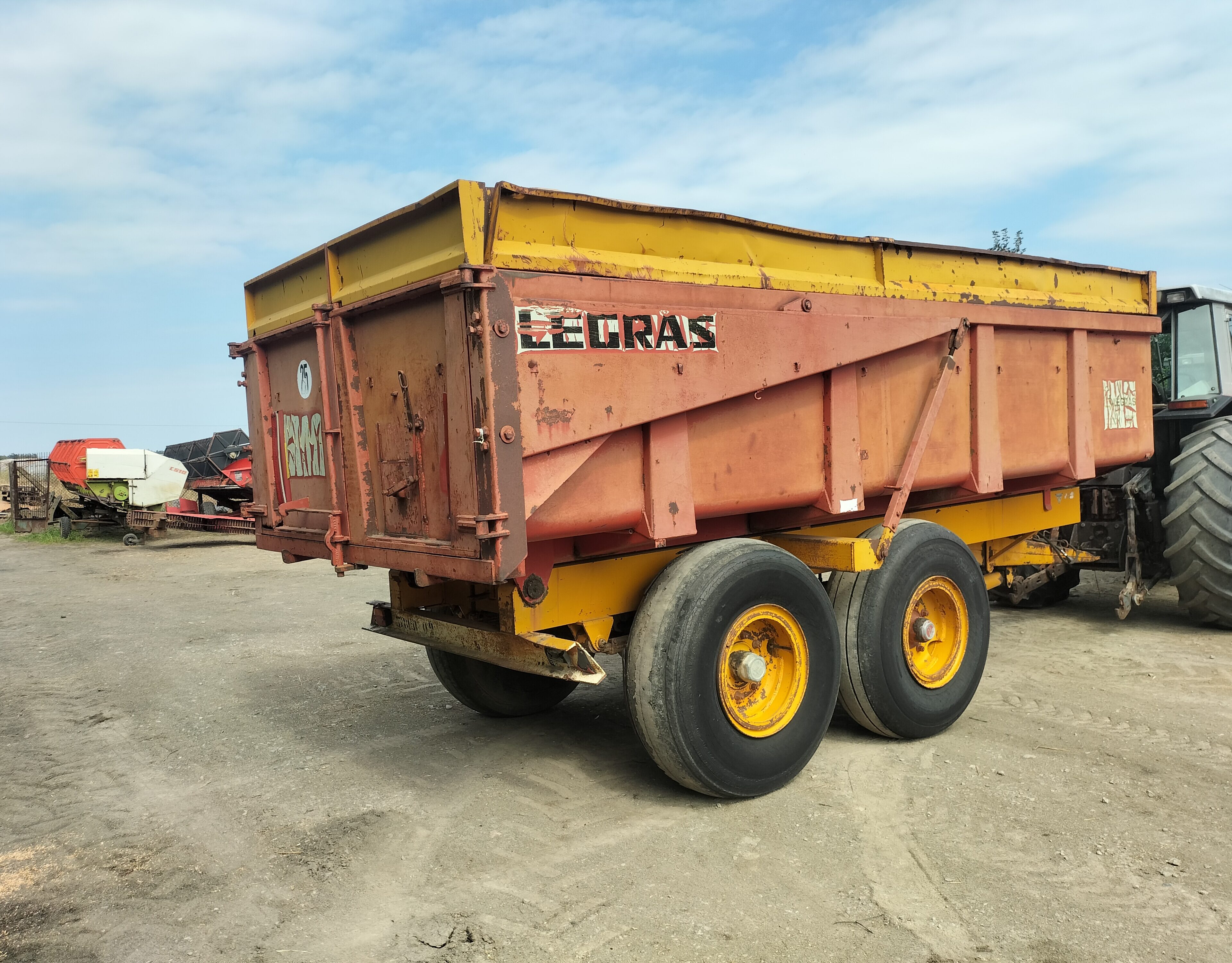 Przyczepa tandem Legras 12 ton