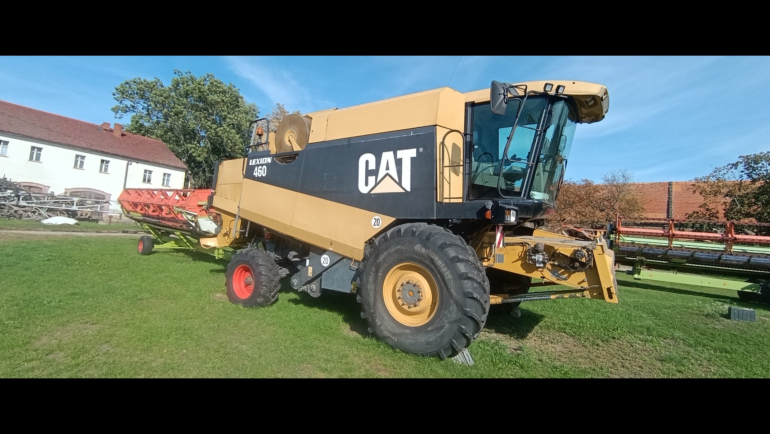 Cat Lexion 460 i heder Claas Vario 750 2008r