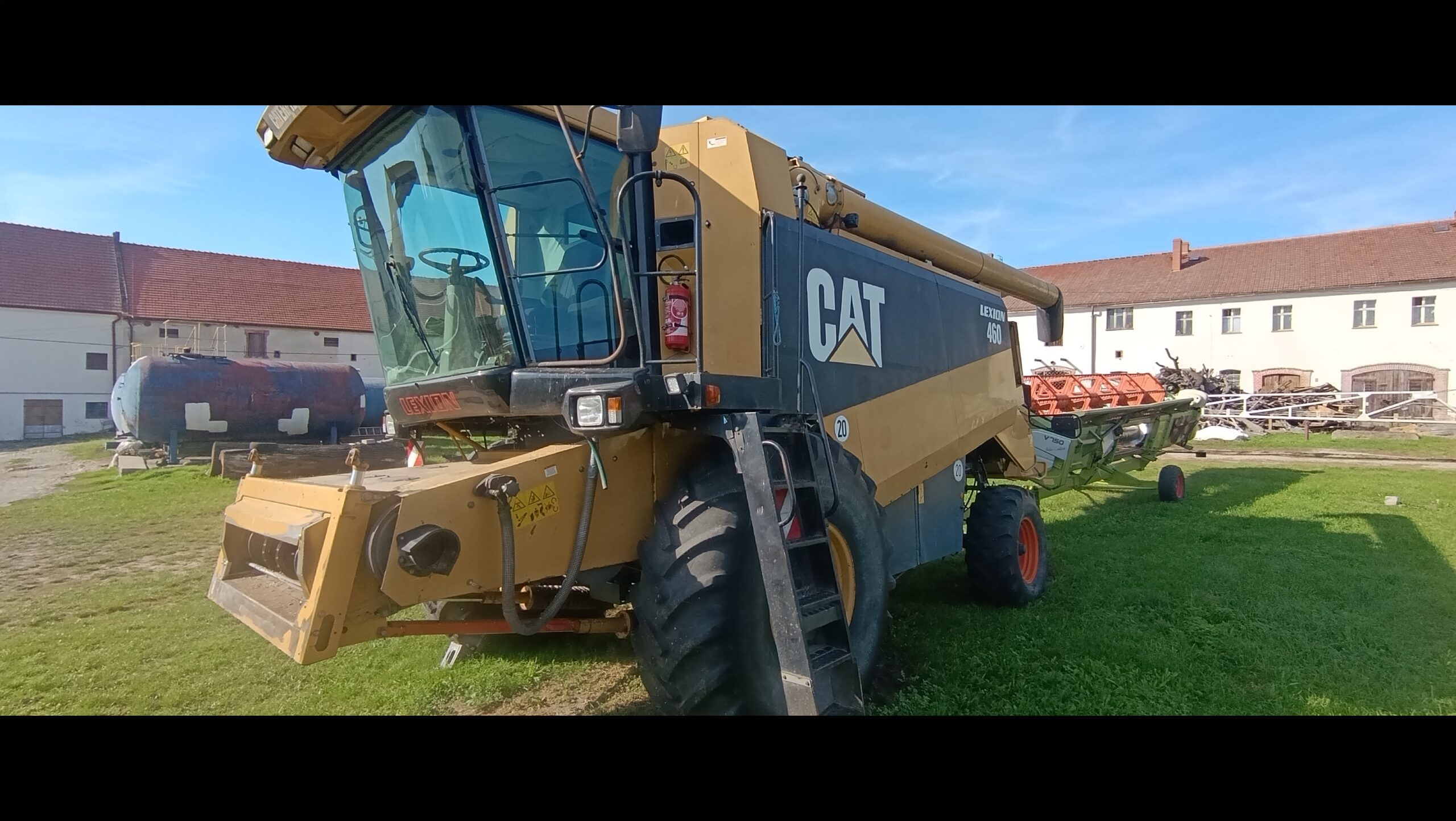 Cat Lexion 460 i heder Claas Vario 750 2008r